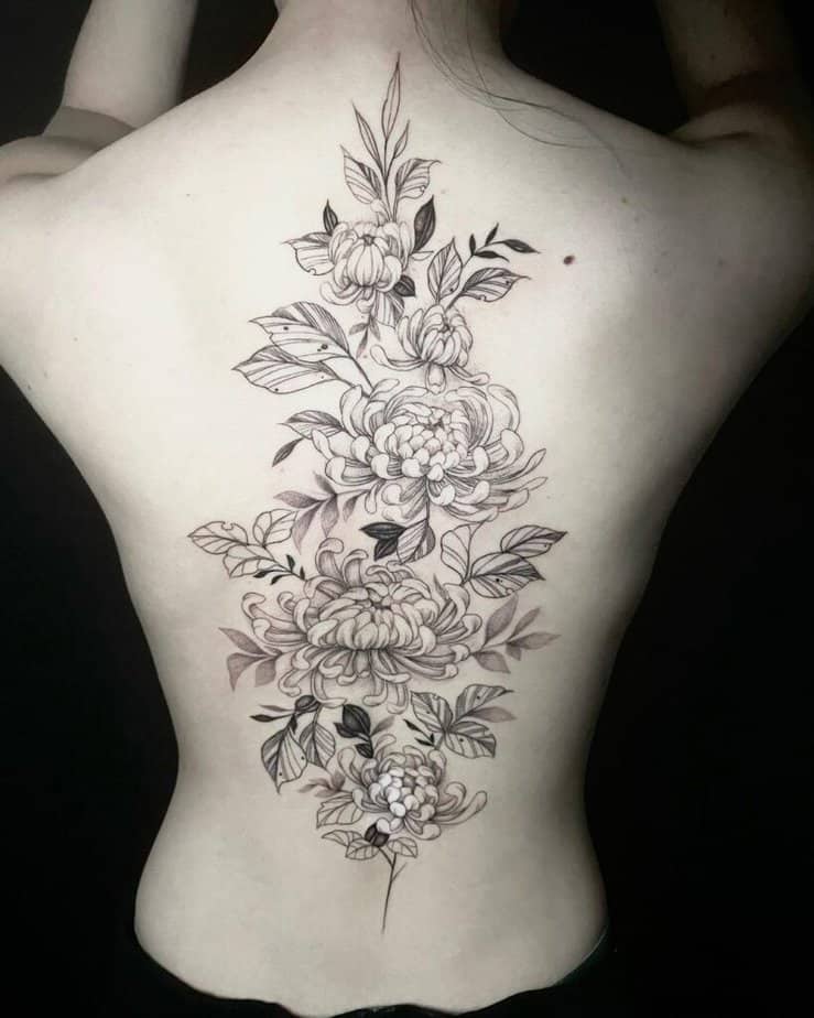 16. A blooming back