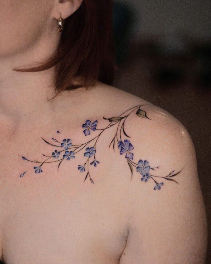 19. Forget-me-not floral designs