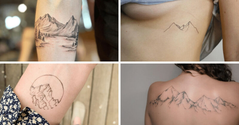 20 Mountain Tattoo Ideas That Prove The Power Of Simplicity