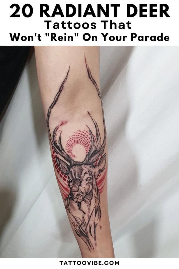 20 Radiant Deer Tattoos That Won’t “Rein” On Your Parade
