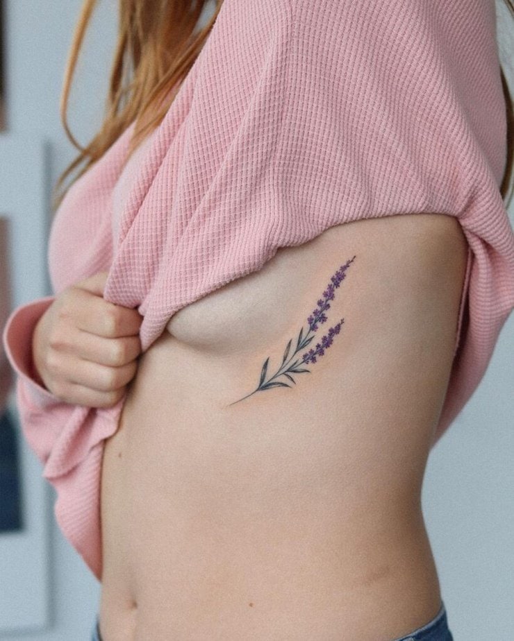 11. A lavender tattoo