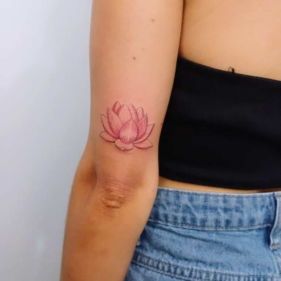 4. A lotus tattoo