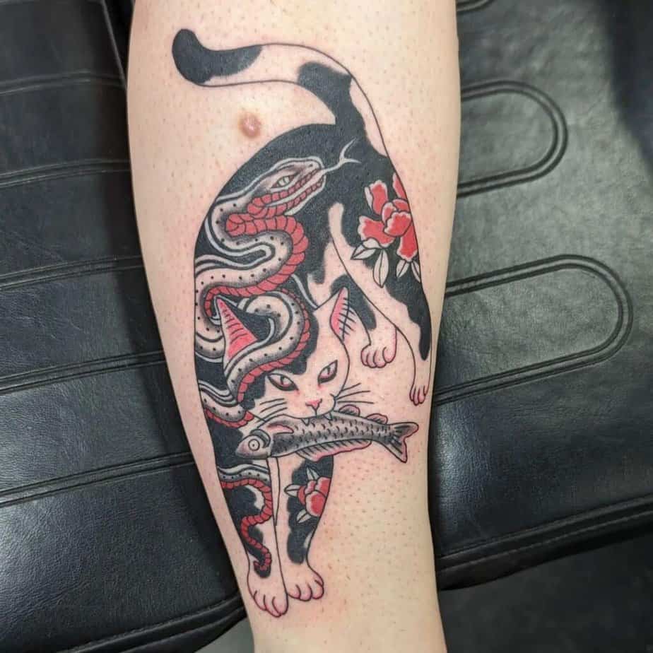 12. Cat tattoo