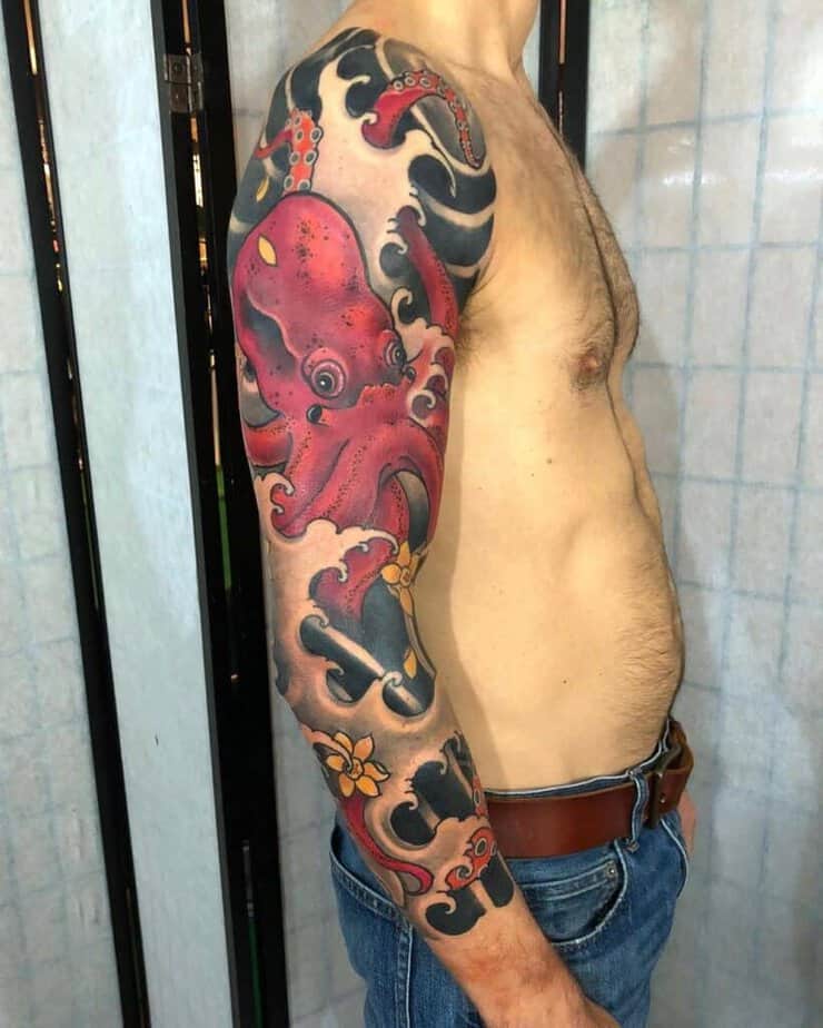 14. Tatuaggio del polpo