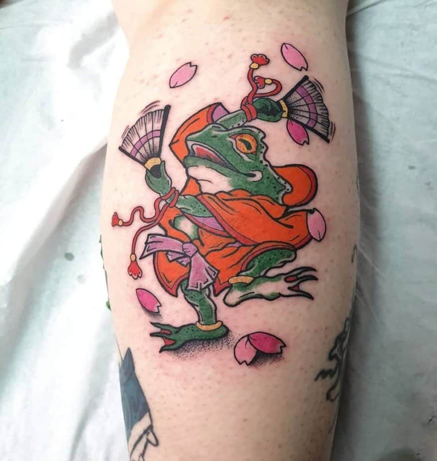 15. Frog tattoo