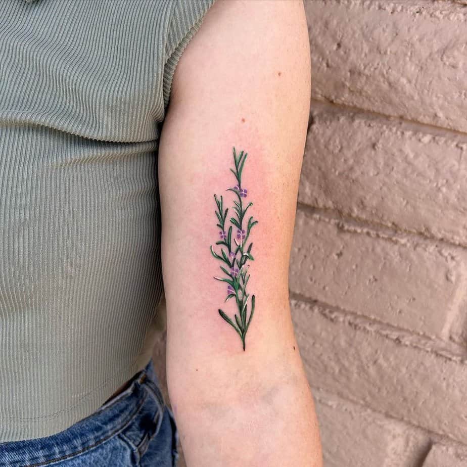 20 Rosemary Tattoos You Can Ink On Your Skin Forever 2