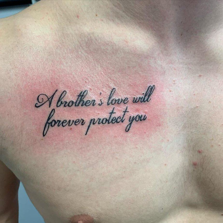 12. A quote tattoo