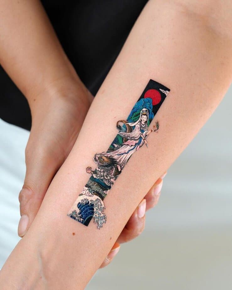 10. Mythological Chinese tattoo