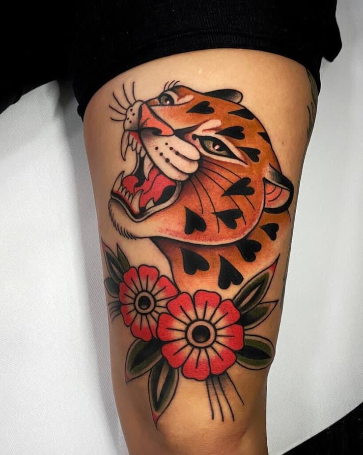 10. Tiger tattoo