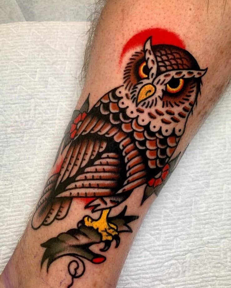 15. Owl tattoo