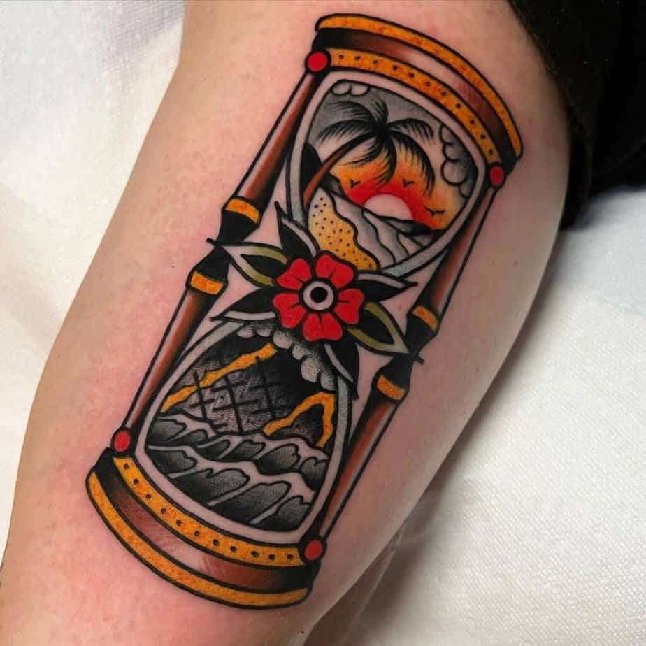 17. Hourglass tattoo