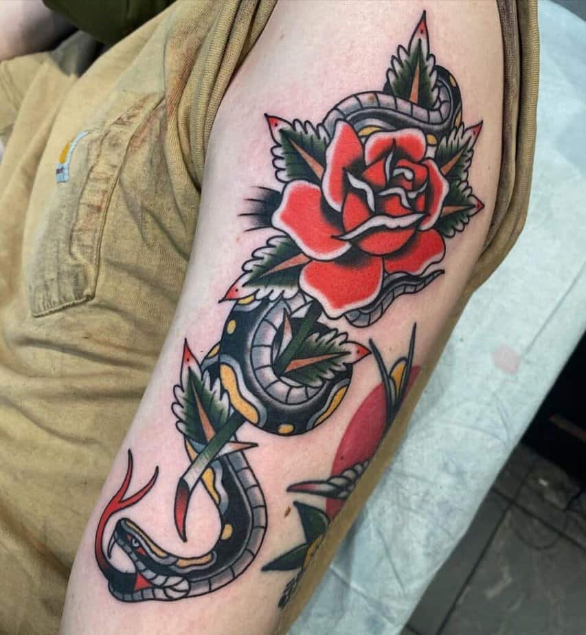 18. Snake tattoo