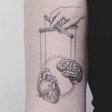 17. Heart and brain on strings