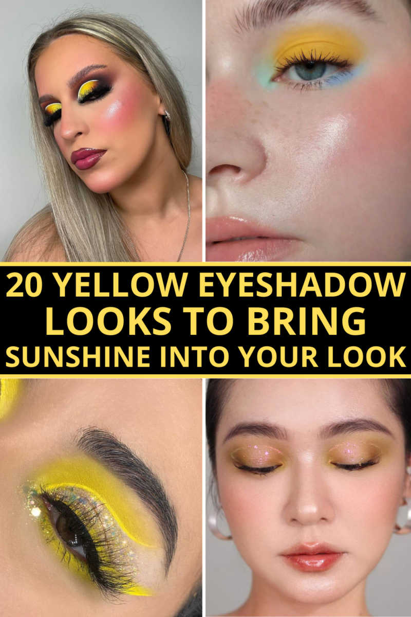 20 Yellow Eyeshadow Looks To Bring Sunshine Into Your Look