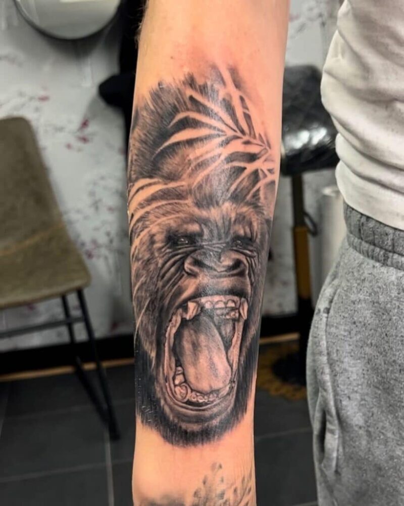 20 astounding gorilla tattoos you8217ll learn to 8220ape reciate8221