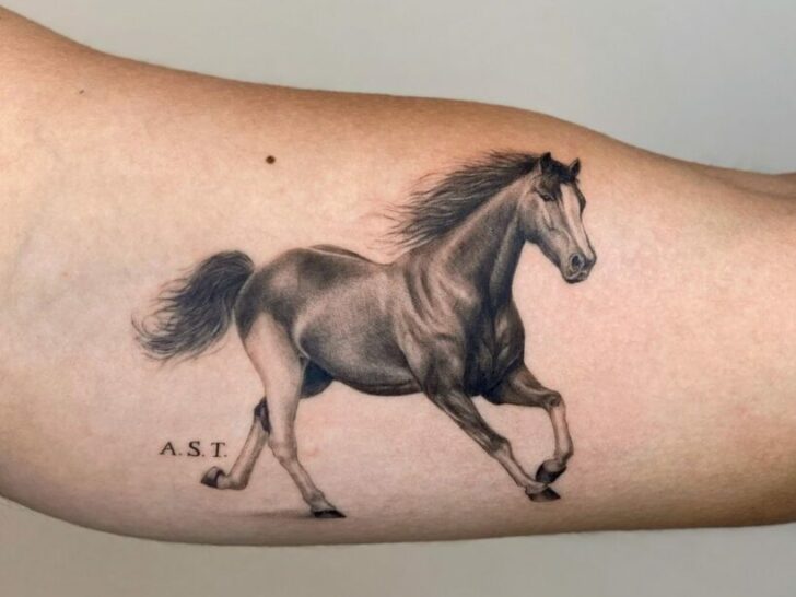 20 Beautiful Horse Tattoos That Capture The Equine Spirit