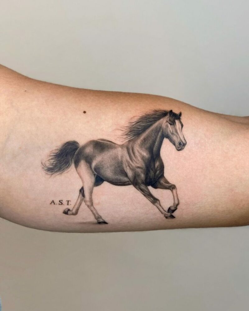 20 beautiful horse tattoos that capture the equine spirit