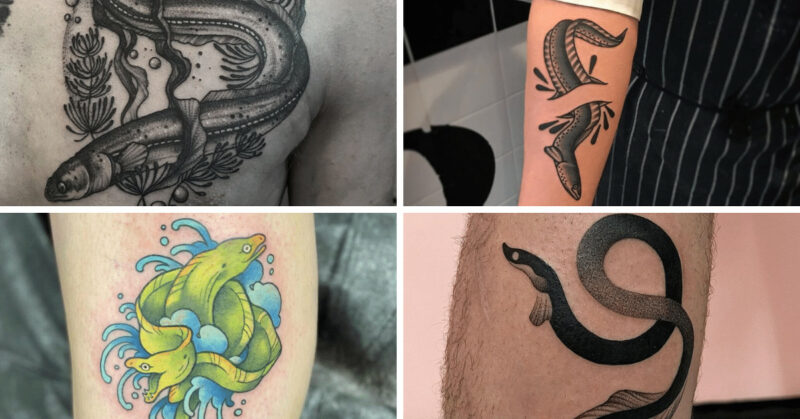 20 eel tattoo ideas as mysterious as this creature