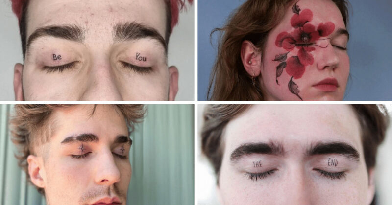 20 eyelid tattoos that will make you want to get inked