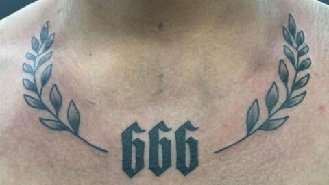 20 idee di tatuaggio 666 che catturano l'attenzione.