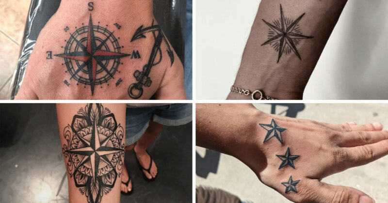 20 nautical star tattoo ideas for all the sailors out there