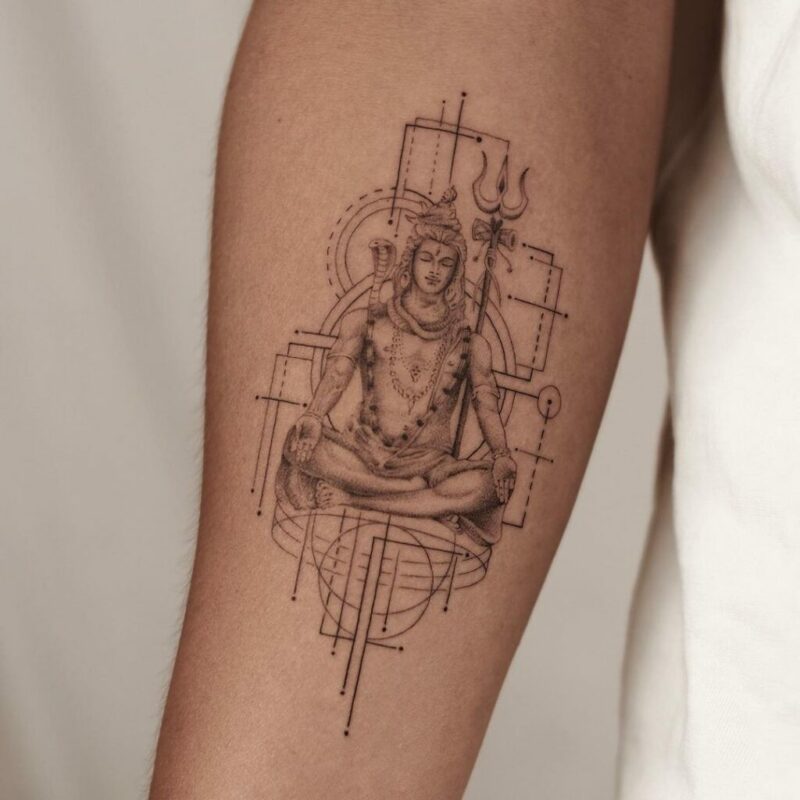 20 powerful shiva tattoos that8217ll protect you from evil