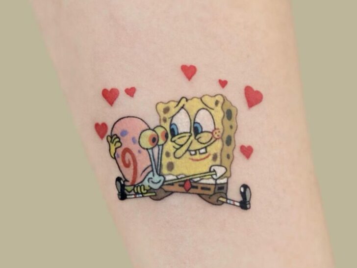 20 Spectacular SpongeBob Tattoos For Lovers Of The Cartoon