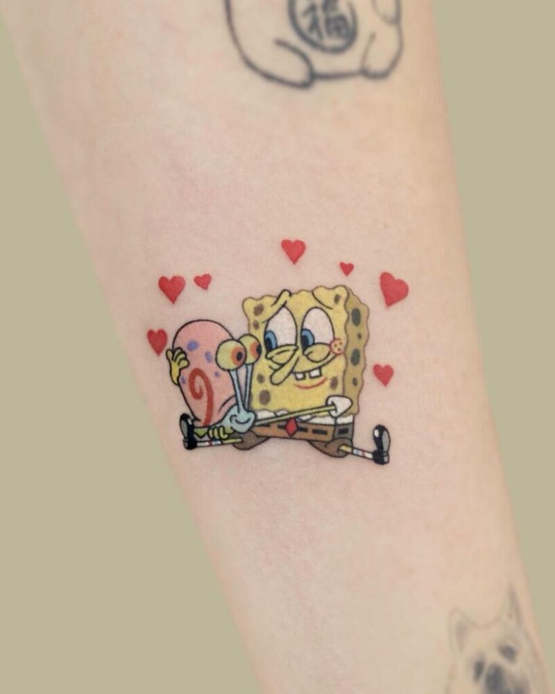 20 spectacular spongebob tattoos for lovers of the cartoon