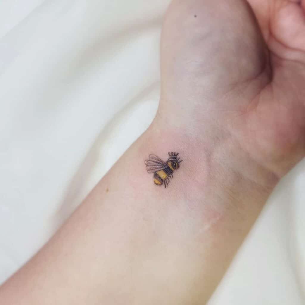 6. A queen bee tattoo