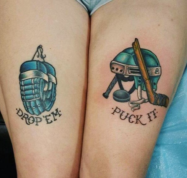 Unique hockey tattoos