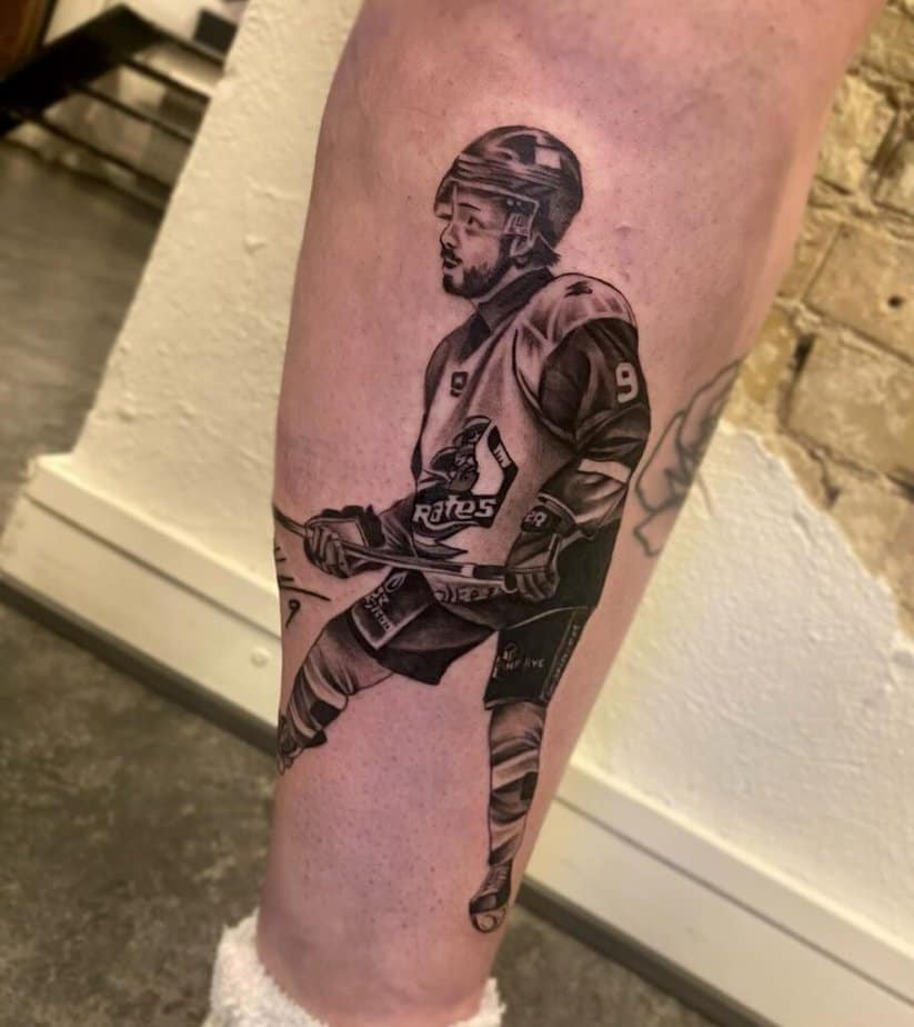 Hockey player tattoos