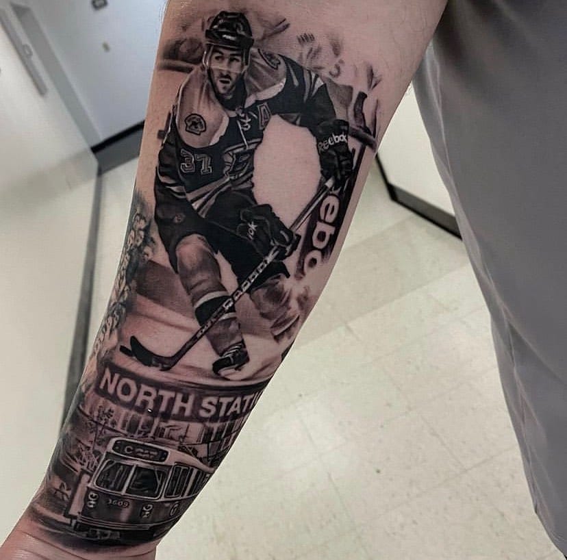 Hockey player tattoos
