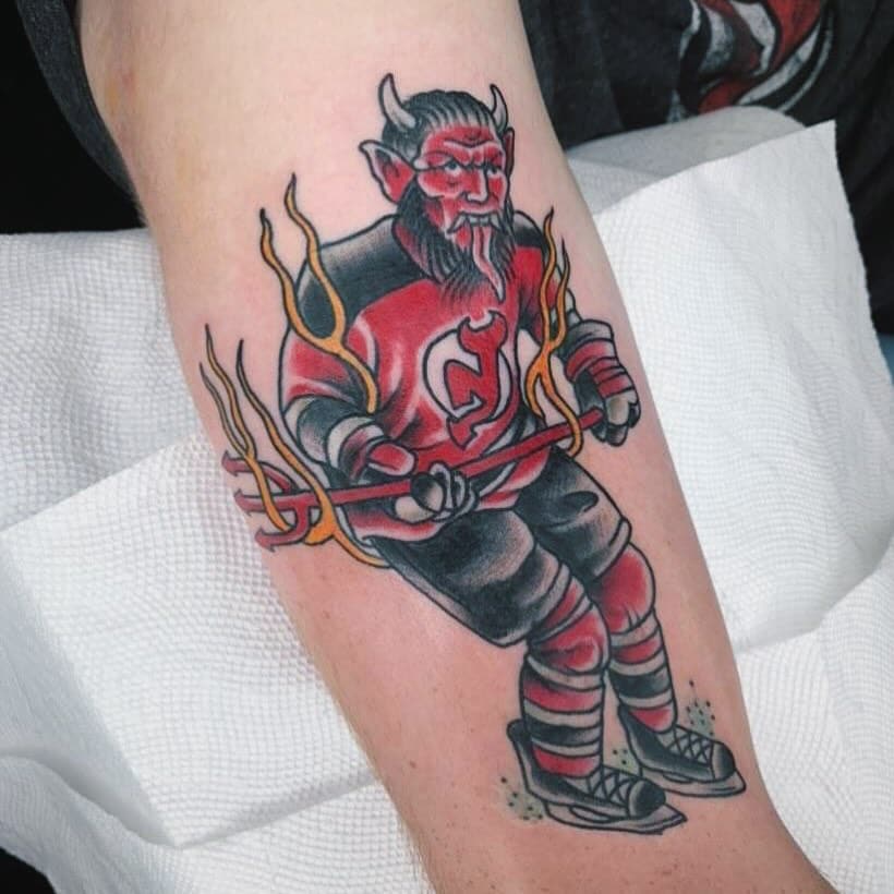 Hockey team tattoos