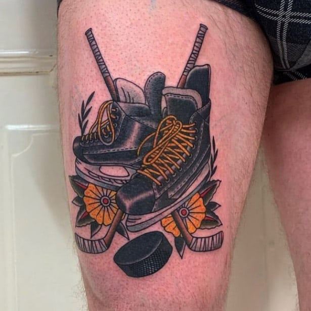 Unique hockey tattoos