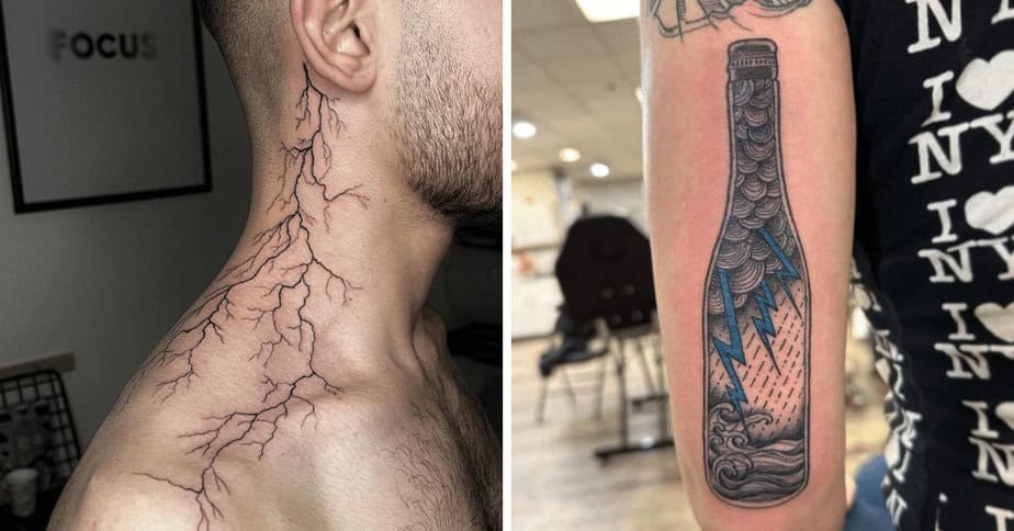 21 Lightning Tattoo Ideas For A Striking Ink