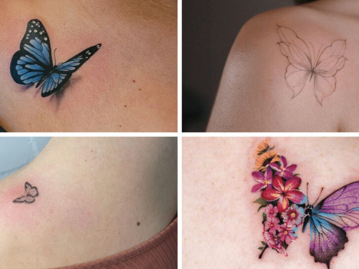 21 Butterfly Tattoo Ideas Perfect For Your Shoulder