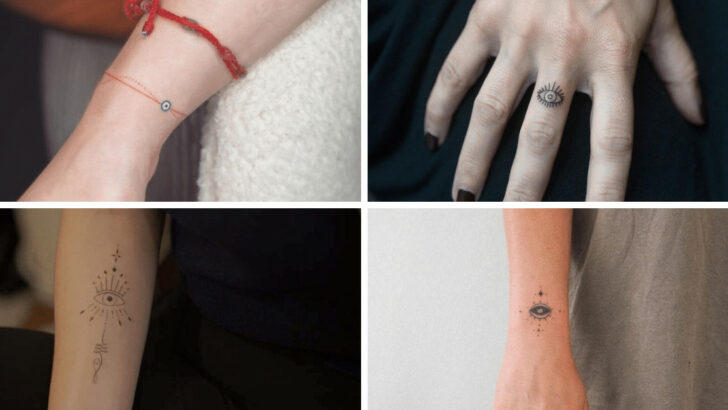 21 incantevoli idee di tatuaggio del malocchio per allontanare l'energia negativa.