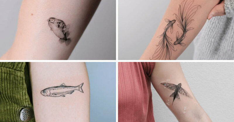 21 fantastic fish tattoos that8217ll have you hooked