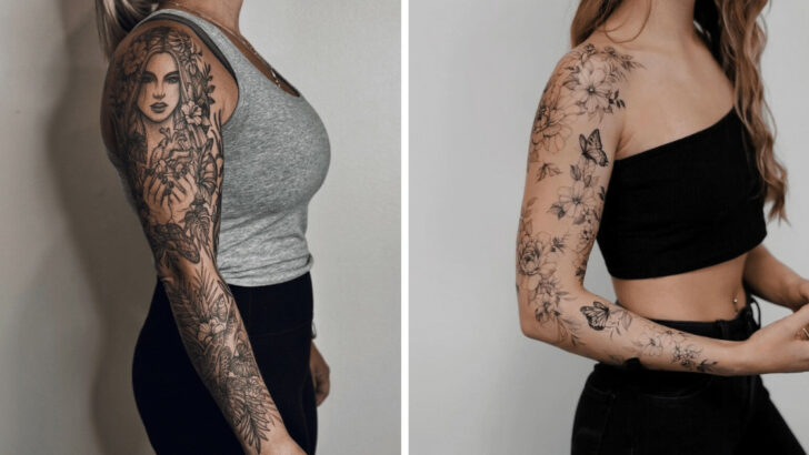 21 maniche per tatuaggi da donna: Dalla femminilità all'eleganza