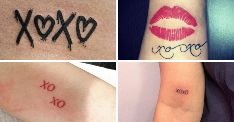 21 xoxo tattoo ideas to inspire a new jewel on your skin