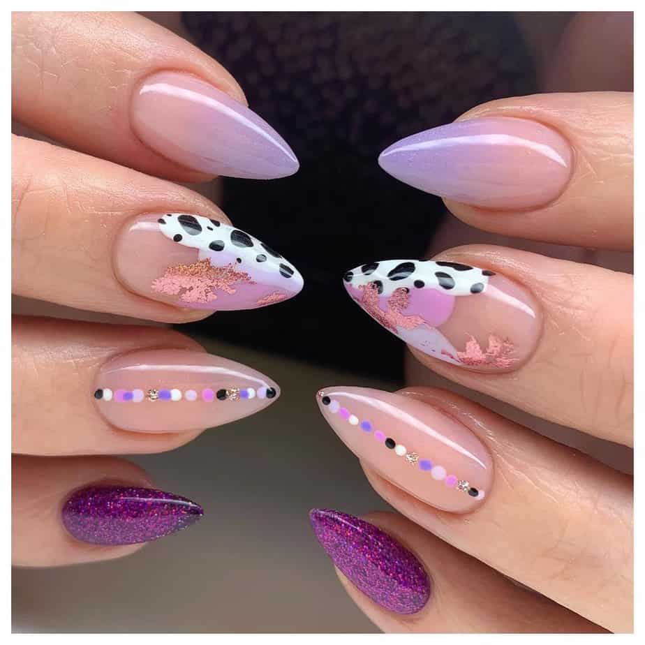 21 Creative Ideas To Get The Hottest Purple Nails