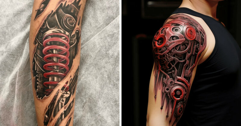 22 Biomechanical Tattoo Designs For The Alien Inside Of You