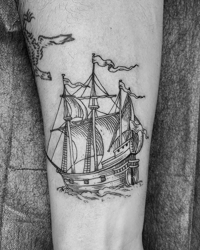 17. Amazing etching tattoo