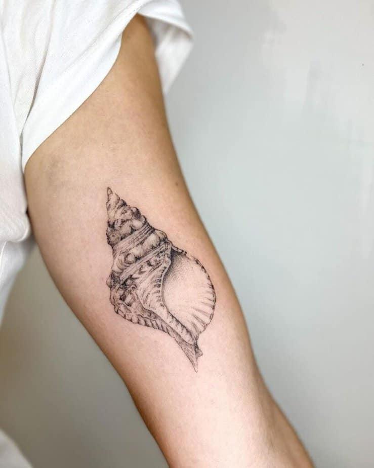 10. A seashell tattoo 