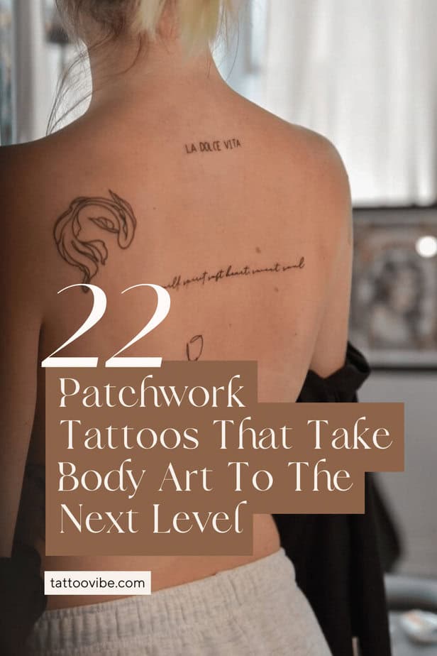 22 tatuaggi patchwork che portano la body art a un livello superiore