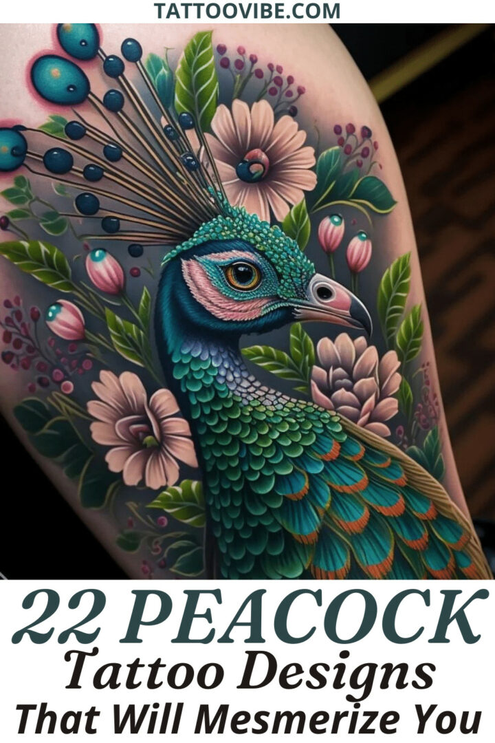 22 Peacock Tattoo Designs That Will Mesmerize You