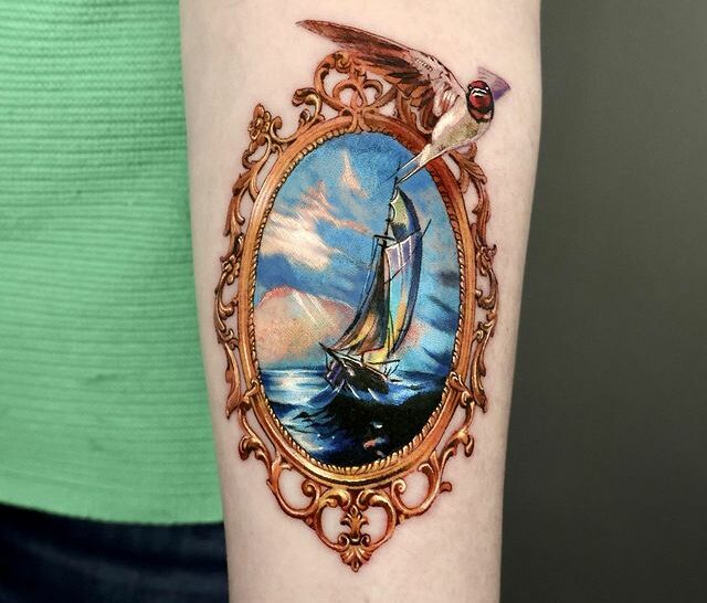 22 Impressive Ship Tattoos To Wake Your Inner Sailor