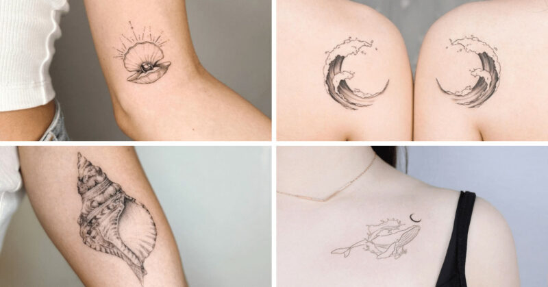 22 inspiring ocean tattoo ideas for you to dive in right now