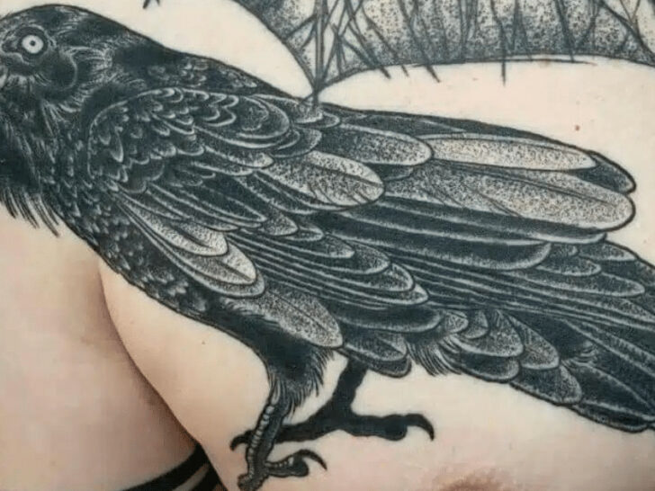 22 Protective Crow Tattoos To Help You Through Challenging Times