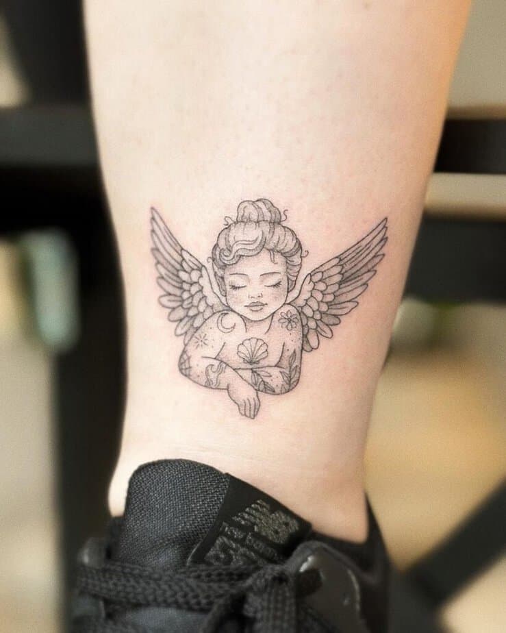 Where to place your new angel tattoo?